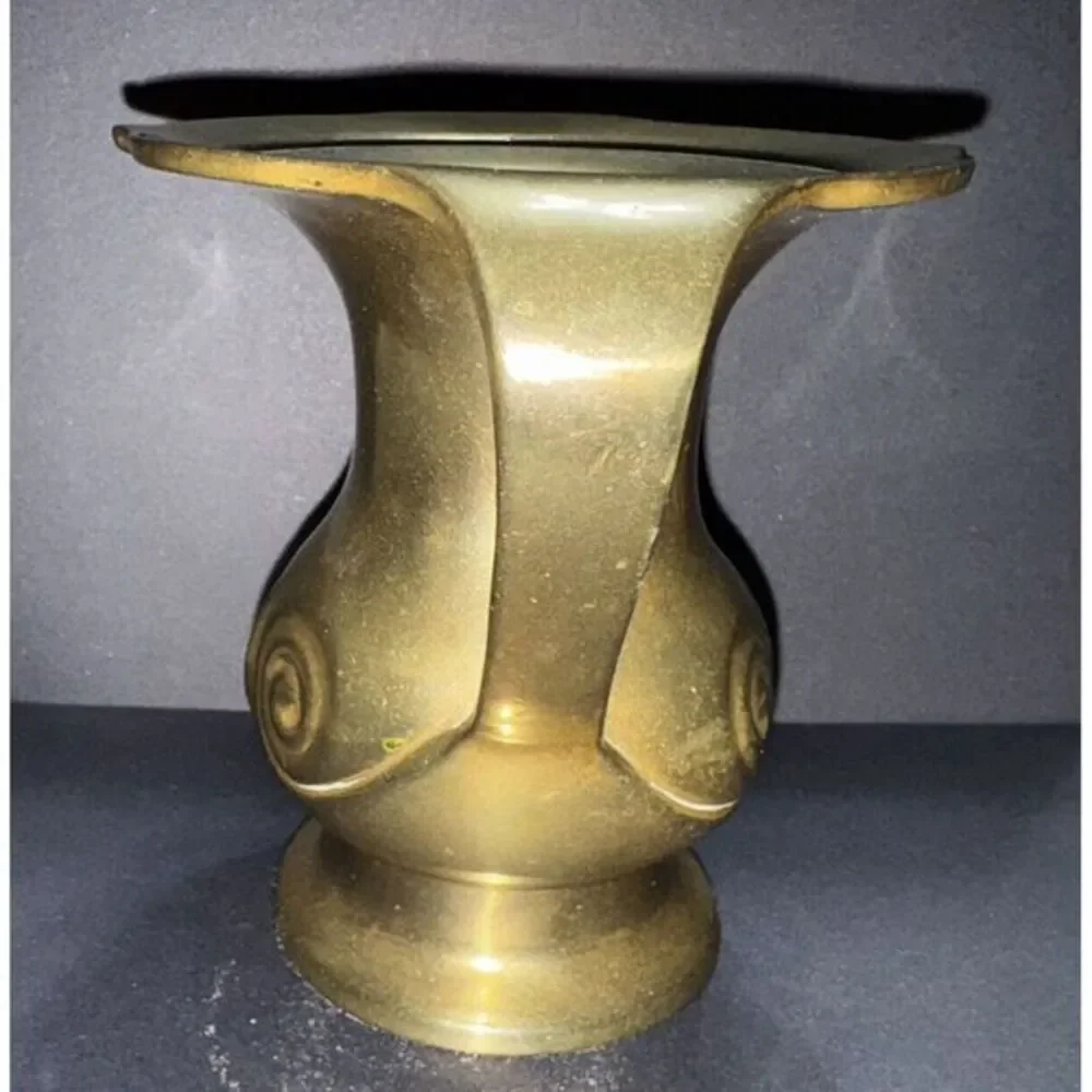 Japanese Edo‎ Period Bronze Mimikuchi Flying Handles 4.5